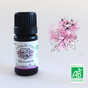 Huile Essentielle Géranium Rosat